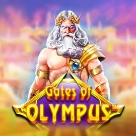 Gates of Olympus logo by Pragmatic Play at Hugo Casino