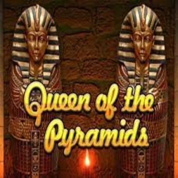 Queen of the Pyramids online game logo by Playtech on hugocasino.org.pl