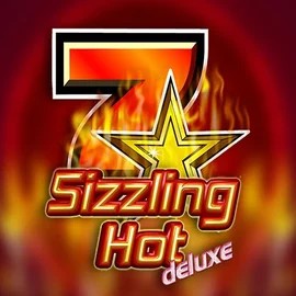 Sizzling Hot Deluxe logo by Novomatic at Hugo Casino