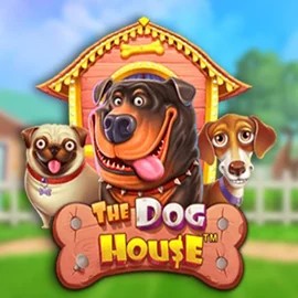 The Dog House slot logo by Pragmatic Play at Hugo Casino
